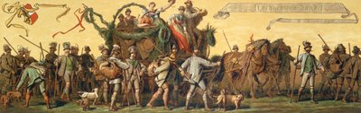Processione di omaggio in onore dell